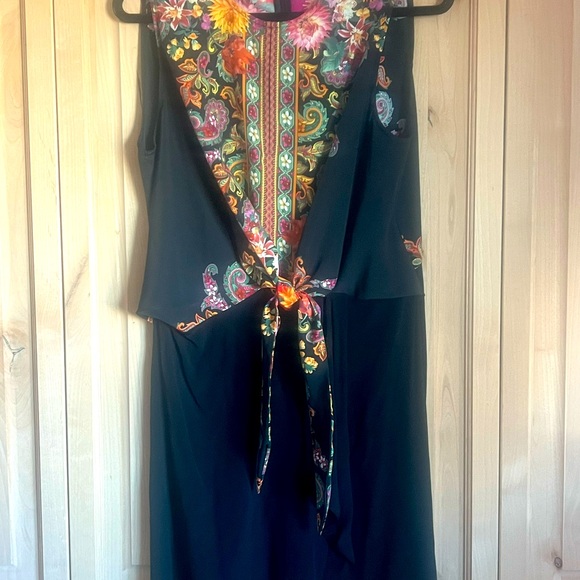 Disigual wrap dress size 12 floral - Picture 3 of 9